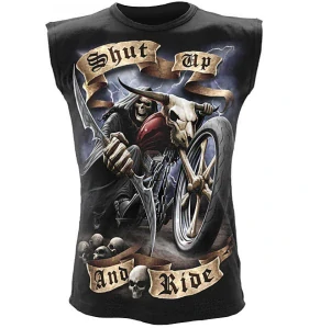 SHUT UP AND RIDE tričko