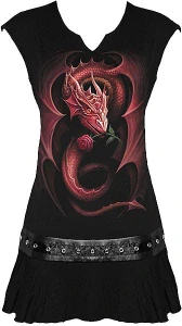 RED ROSE DRAGON šaty