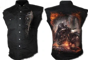 Košile bez rukávů Steam Punk Rider