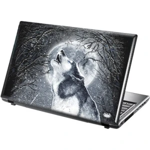 WHITE WOLF samolepka na notebook