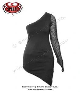 F Meshglove Slant Dress šaty