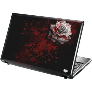 WHITE ROSE samolepka na notebook
