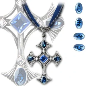 přívěšek ELEMTARY CRUX ANGELICUS s elementy Swarovsky