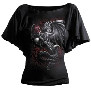 DRAGON ROSE tričko