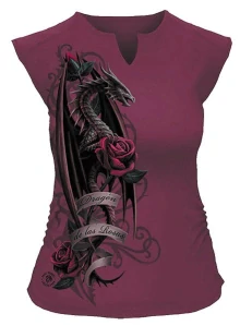 DRAGON OF THE ROSES tričko